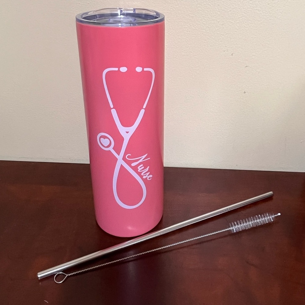 Pink Nurse Tumbler - Picture 2 of 2